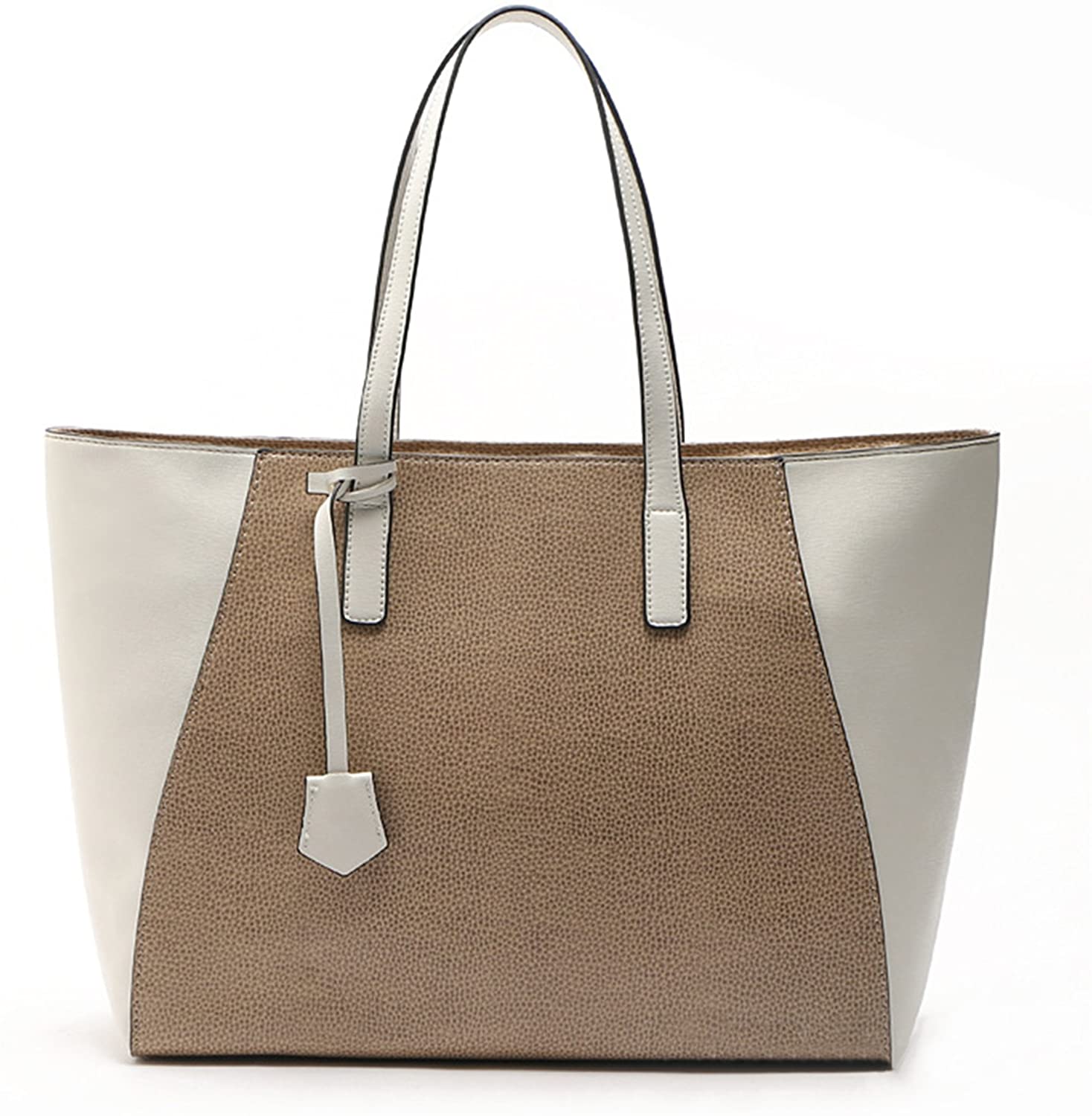 Price:$0.00    Women Handbag Shoulder Bags Tote Purse PU Leather Messenger Bag Set 2 Piece White(With Extra Present)(FBA)  Clothing