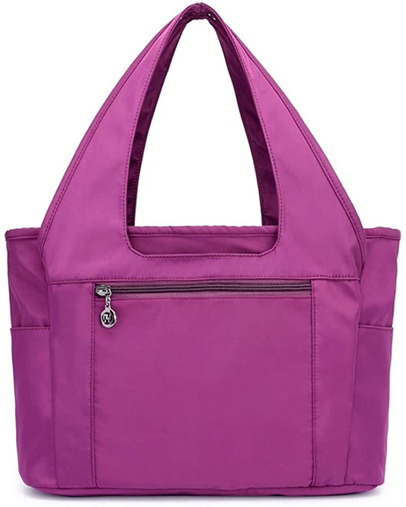 Price:$18.99    Collsants Nylon Lightweight Handbag for Women Waterproof Tote Shoulder Purses Bag  Clothing