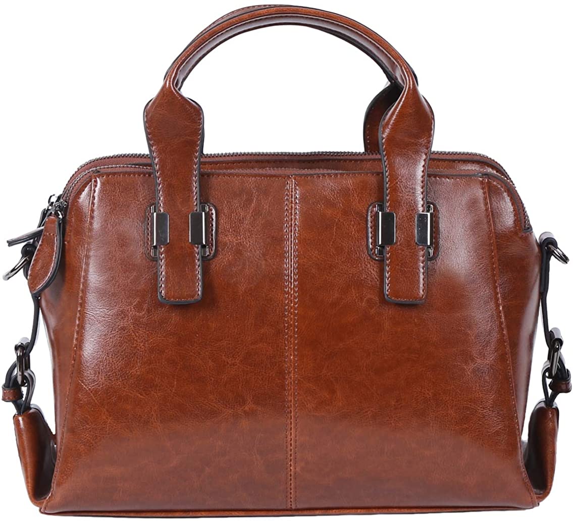 Price:$46.00 Handbag with shouder belt, Stylish shoulder bag, A4 size, MRB205 (Brown)  Handbags   