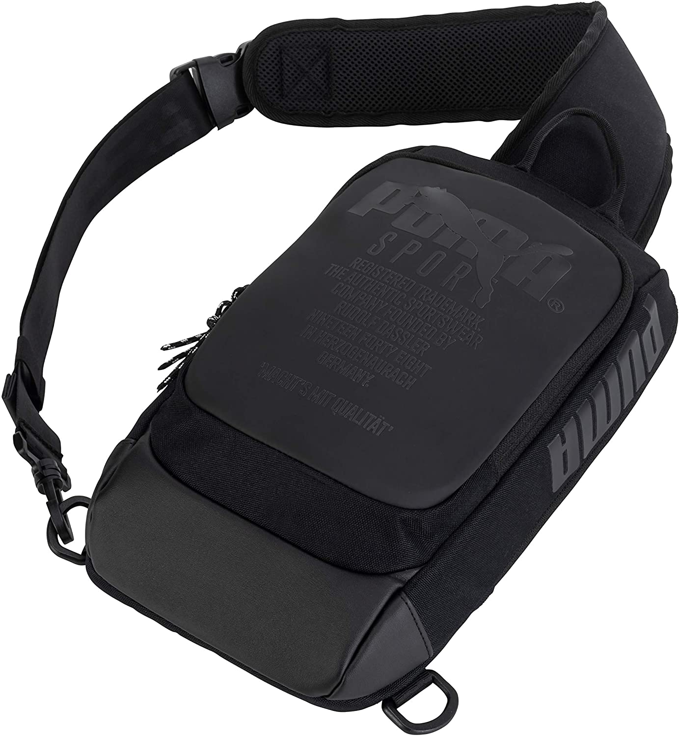 Price:$49.99    PUMA Forecast Multitude Backpack Sling Shoulder Bag (Black)  Clothing