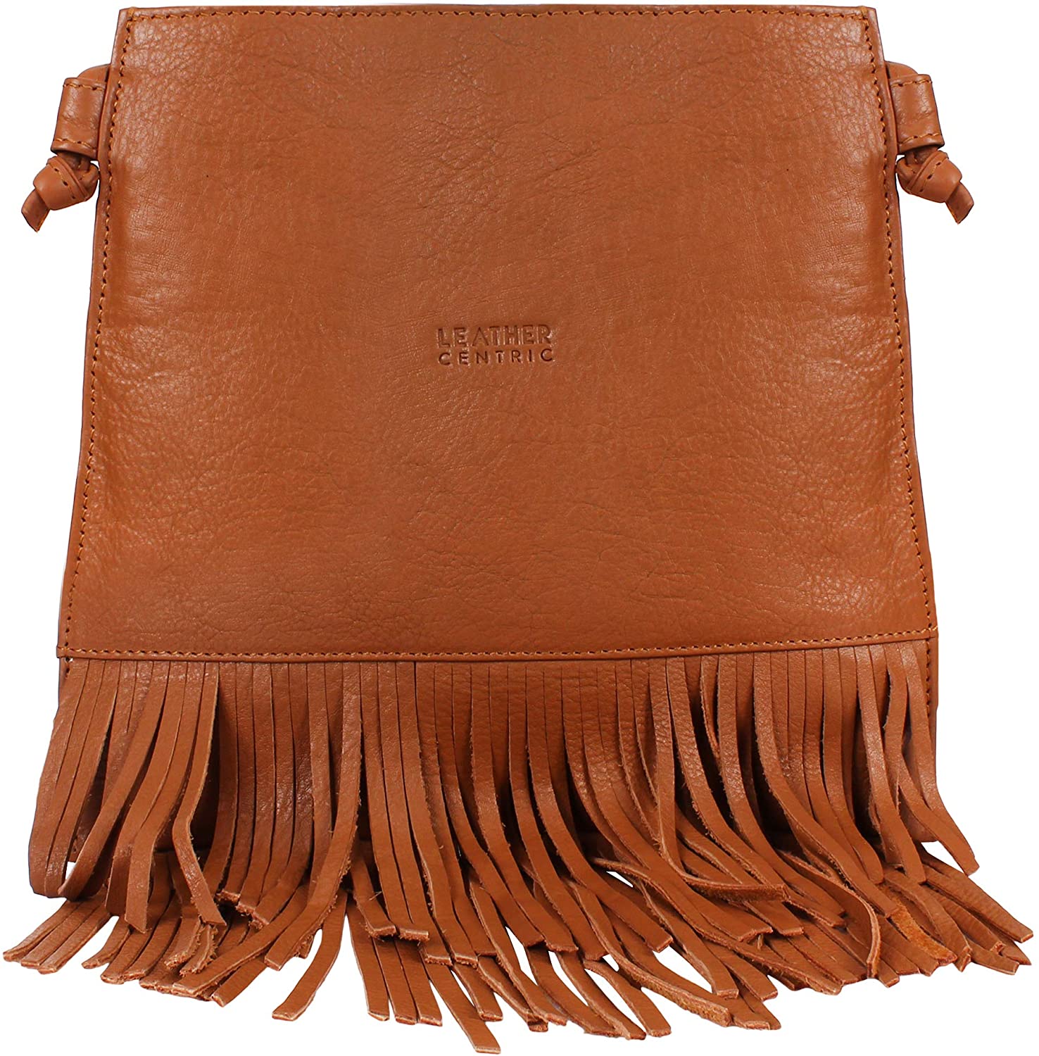 Price:$44.95    Leather Fringe Crossbody Bag for Women - Ladies Handbag Tassel Shoulder Hobo Bags (Medium, Brown)  Clothing