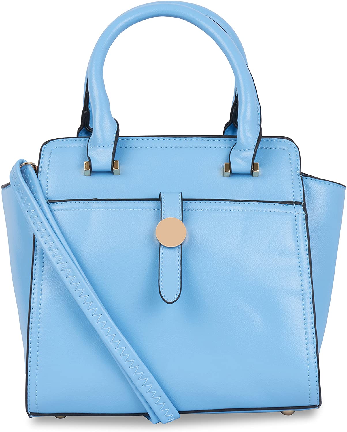 Price:$15.10 Vera Womens Smooth Handbag (Baby Blue)  Handbags   