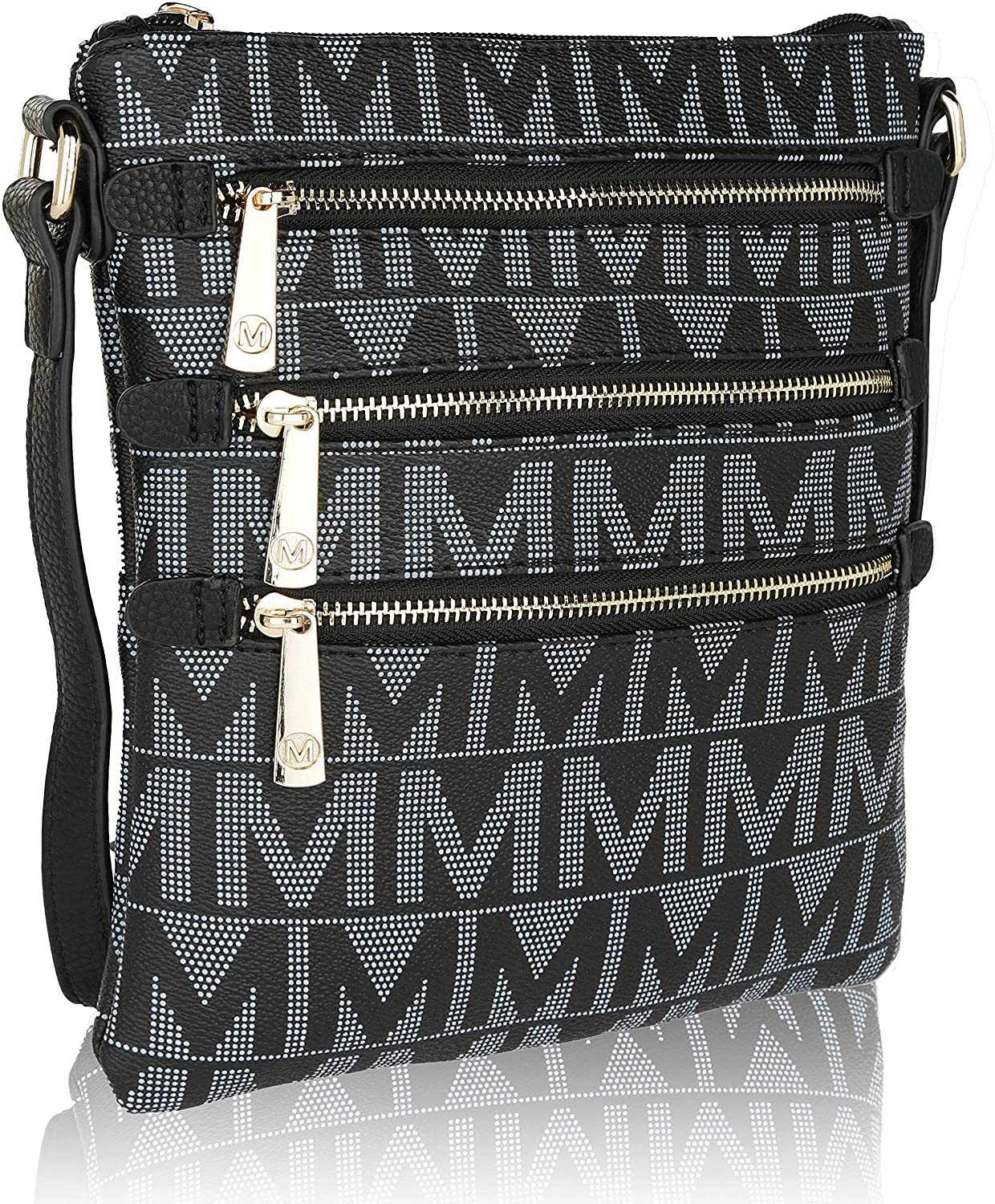 Price:$25.99 MKF Crossbody Bag for Women Luxury Purses and Handbags PU Leather Adjustable Shoulder Strap Crossover Messenger  Handbags   