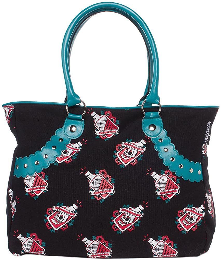 Price:$36.99    Sourpuss Sailor's Grave Tote Bag  Clothing