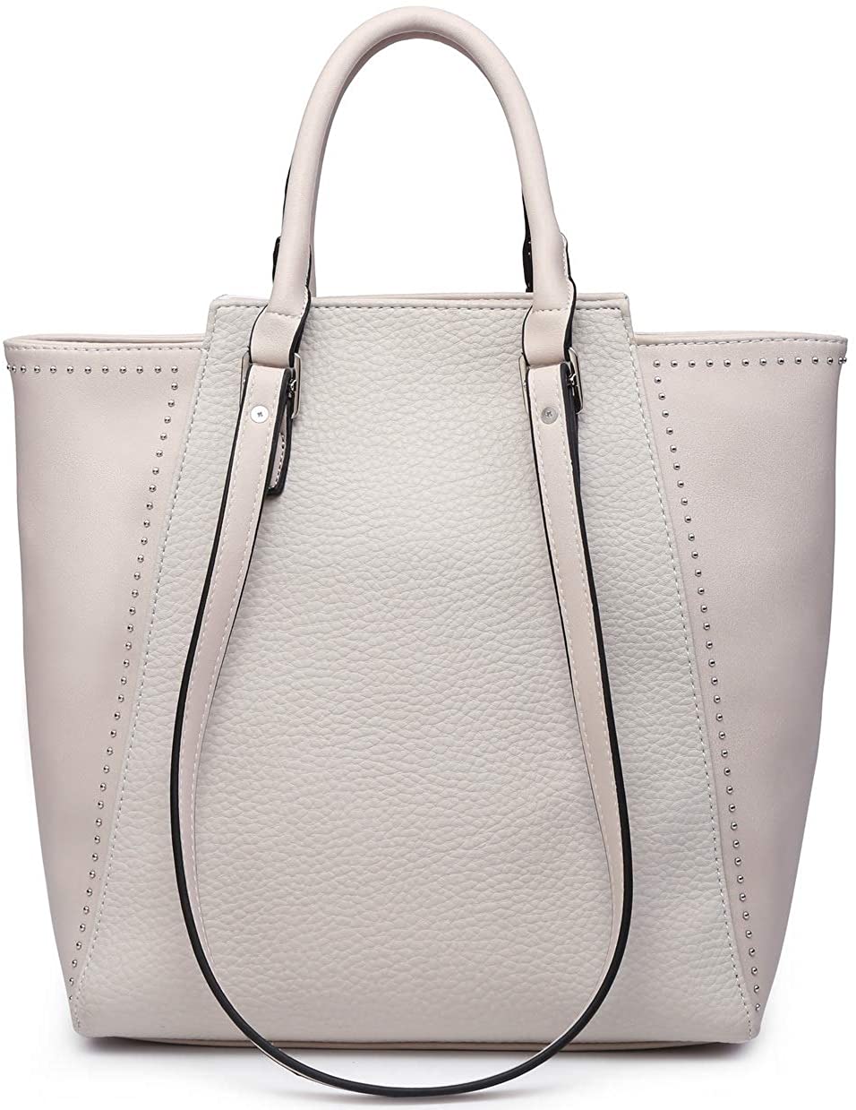 Price:$35.89    Women Tote Purse Shoulder Bag Hobo Handbag Chic Fashion Casual Vegan Leather (Large, Ivory)  Clothing