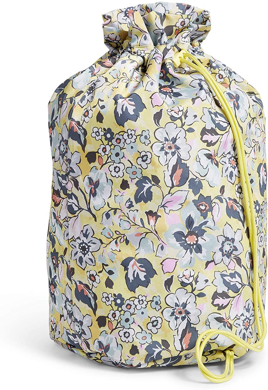 Price:$55.92 Vera Bradley Women's Recycled Lighten Up Cinch Laundry Bag, Sunny Garden  Handbags   