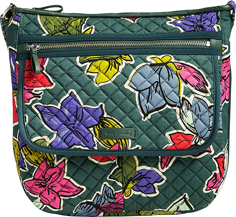 Price:$52.79 Vera Bradley Women's Iconic Mailbag Falling Flowers One Size  Handbags   
