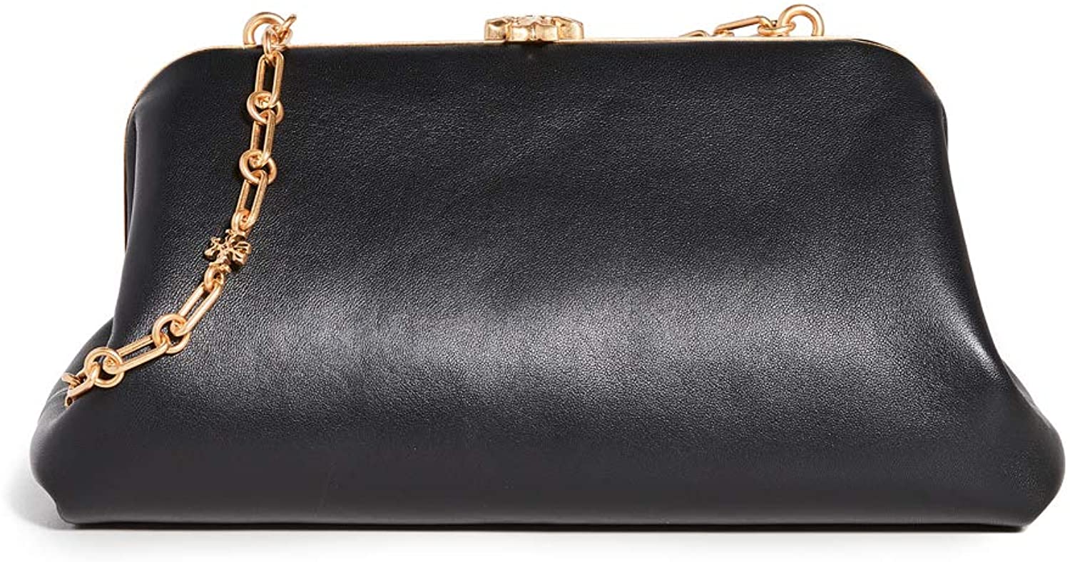 Price:$648.00 Tory Burch Women's Cleo Bag, Black, One Size  Handbags   