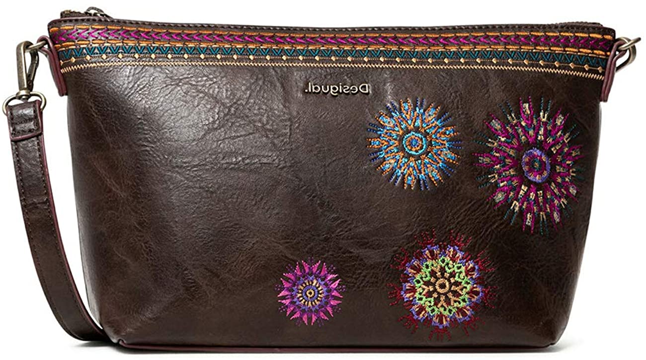 Price:$33.00 Desigual Astoria Catania Across Body Bag, Brown  Handbags   