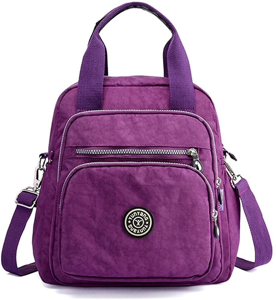 Price:$12.98    Womens Backpack Back Pack for Ladies Handbag Fashion Crossbody Rucksack Bag Travel Shoulder Bags Casual Daypack (purple)  Clothing