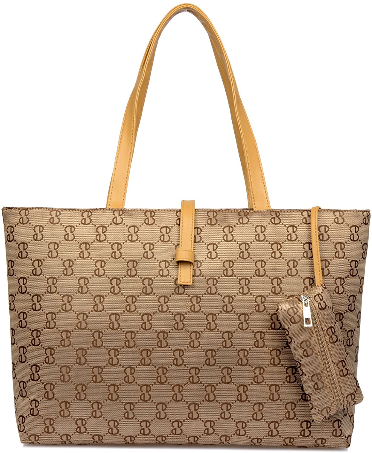 Price:$14.00    ZENTEII Women Nylon Jacquard Handbag Tote Purse  Clothing