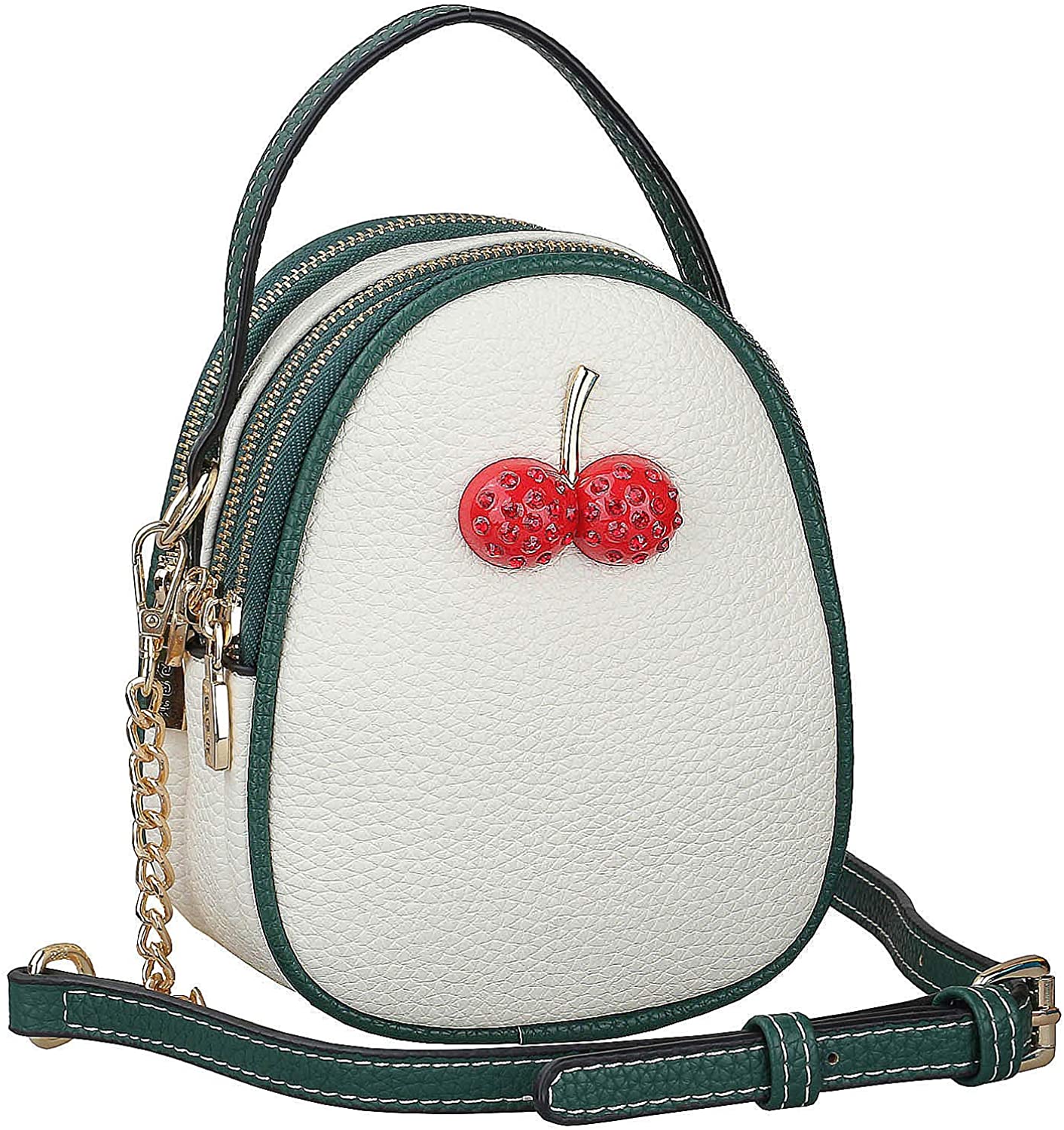 Price:$15.29 Small Pu Leather Crossbody Bags Shoulder Bag for Women Stylish Ladies Messenger Bags Purse and Handbags (White)  Handbags   
