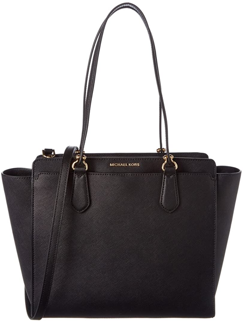 Price:$258.00    Michael Kors Saffiano Leather Dee Dee Large Convertible Tote, 30F6GTWT3L BLACK  Michael Kors  Clothing