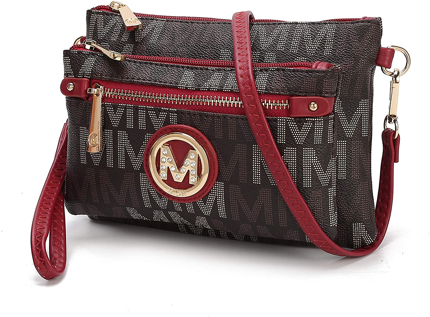 Price:$21.99 Women Shoulder Bag Camren M Signature Crossbody Bag by Mia K.  Handbags   