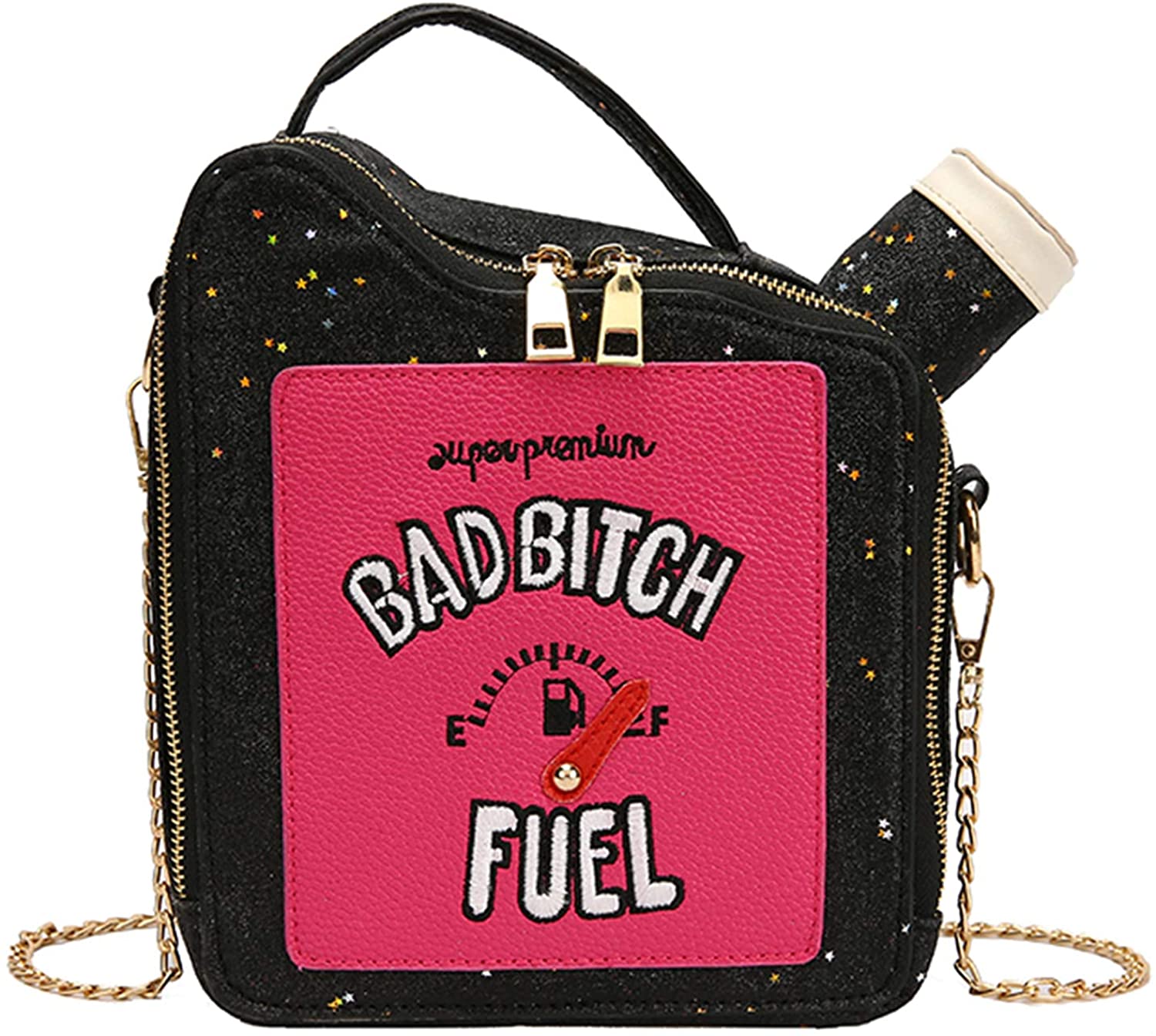 Price:$22.98    Kuang Women Fashion Sequin Crossbody Bag Girl's Fun Gasoline Handbag Shoulder Bag for Women Messenger tote Bags  Clothing