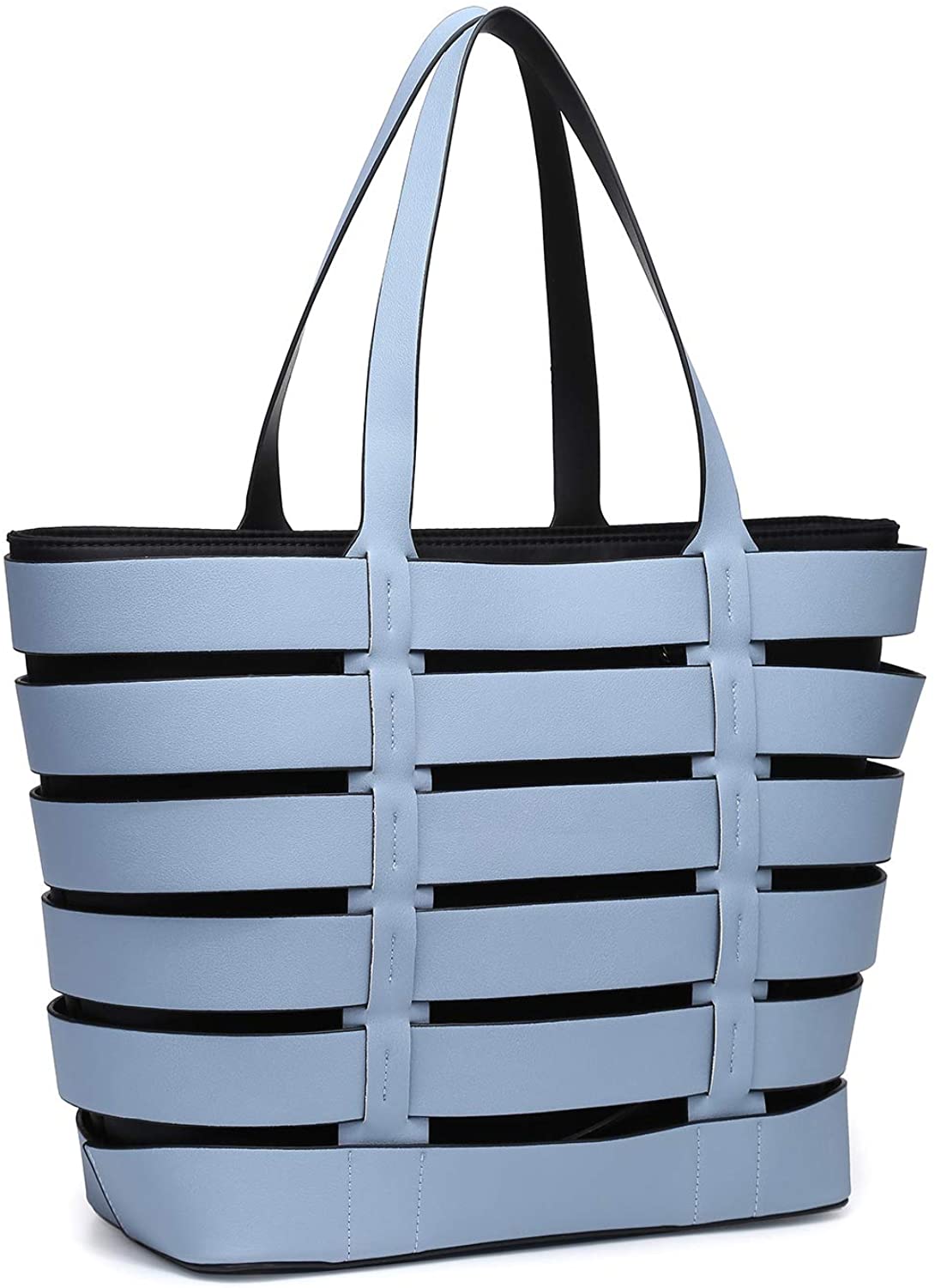 Price:$29.99    2Pcs Women Tote Handbag Oxford cloth Purse Top handle Work Bag Large Capacity Shoulder Bag  Clothing