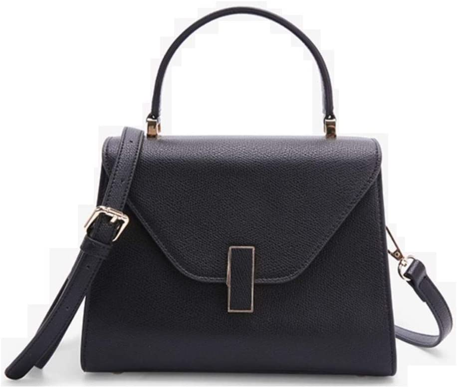 Price:$79.99 JeHouze Fashion Women Handbag Genuine Leather Purse Casual Shoulder Bag(Black)  Handbags   