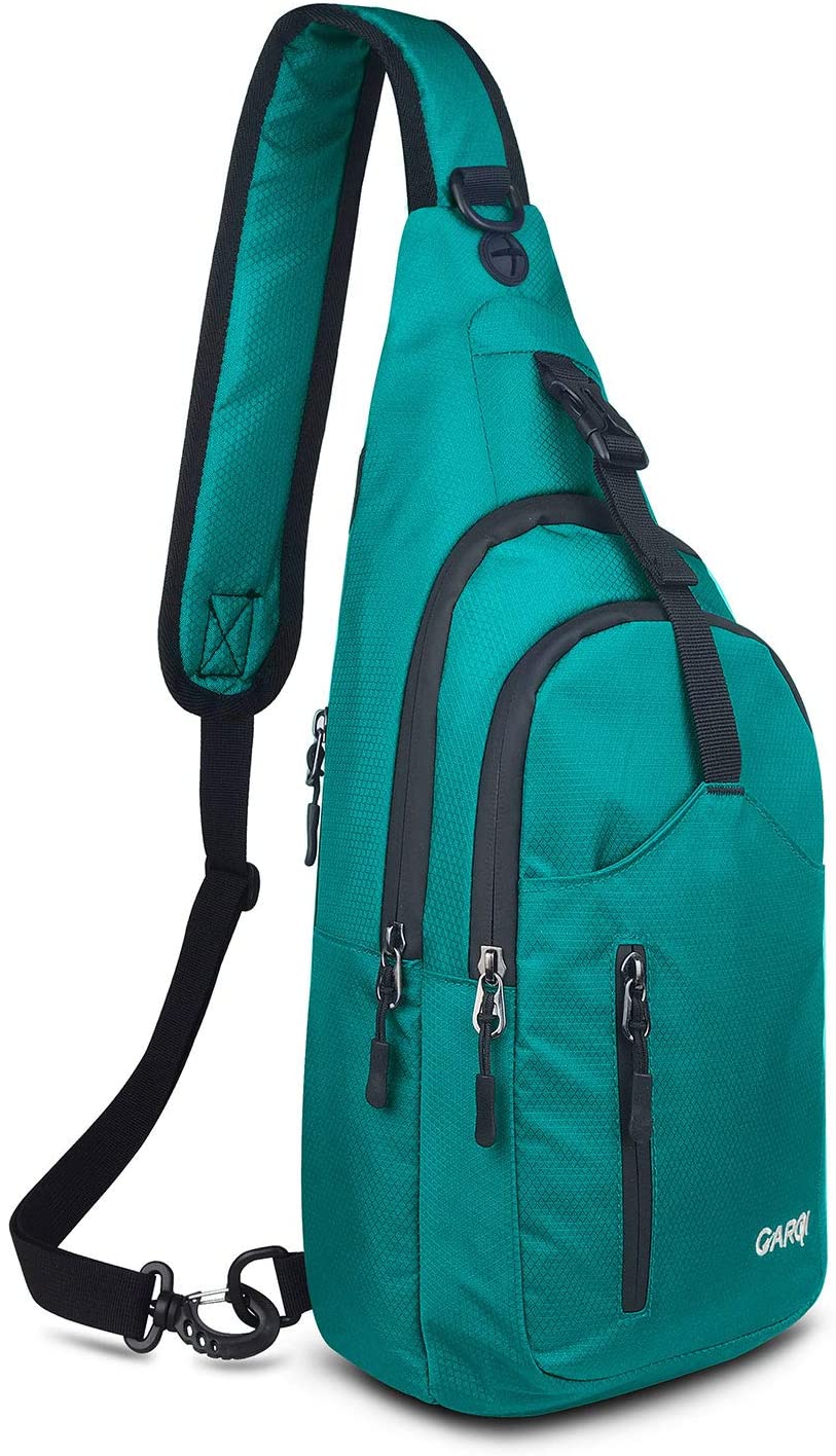 Price:$16.99    CARQI Sling Bag Waterproof Shoulder Backpack Chest Crossbody Purse for Travel  Clothing