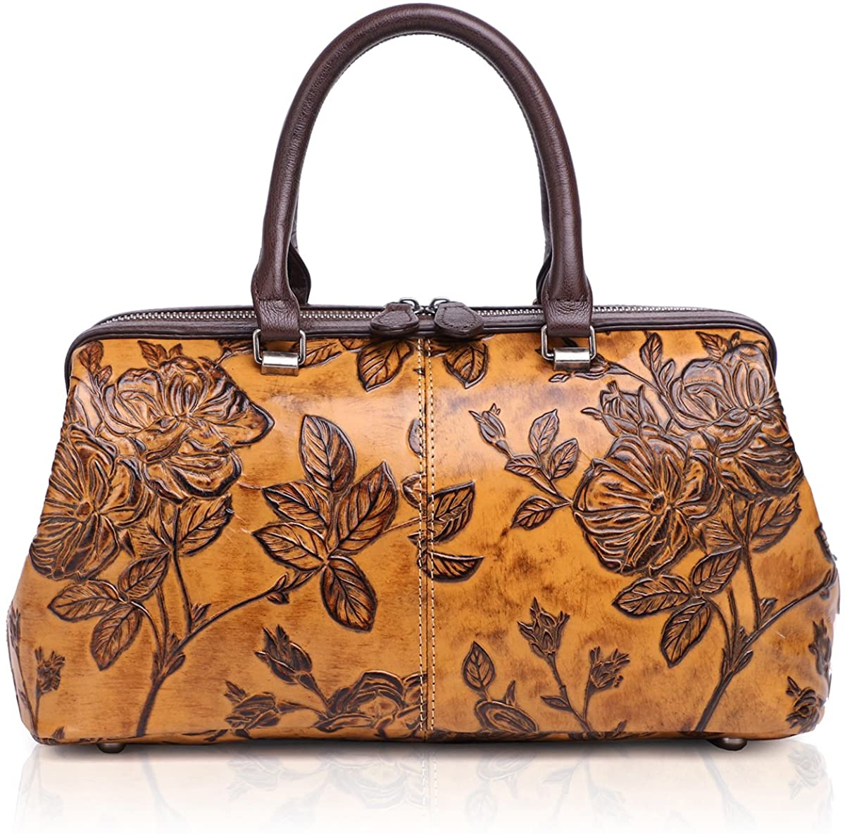 Price:$0.00    APHISON Womens Handbags Ladies Purses Design Embossing Satchel Shoulder Bags Tote Bag 83300  Clothing