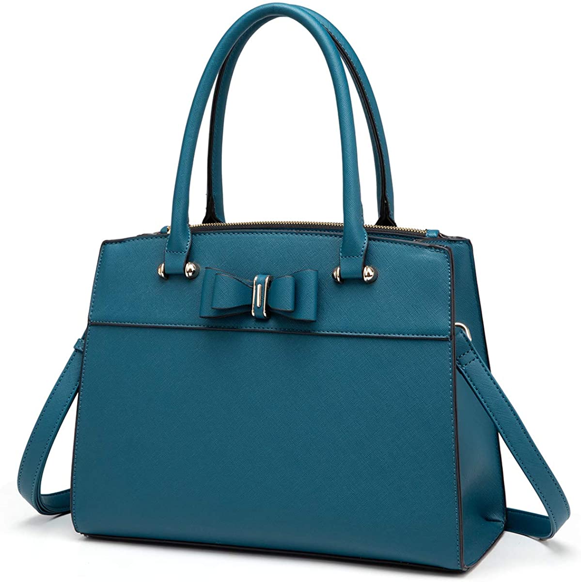 Price:$49.99    LJOSEIND Women’s Handbags Designer Satchel Purses Structured Shoulder Bags Multiple Compartments Totes  Clothing