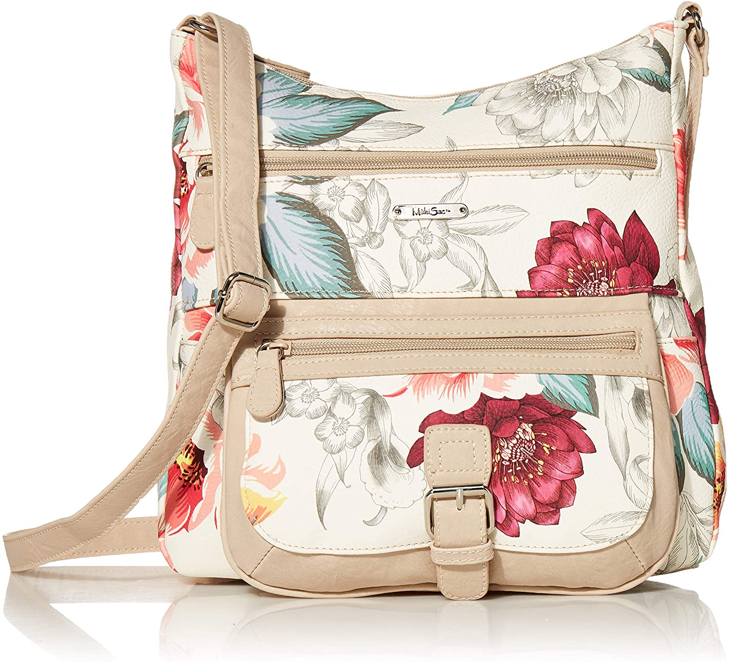 Price:$30.96 MultiSac Flare Womens Crossbody Bag Shoulder Purse, Eva Floral  Handbags   