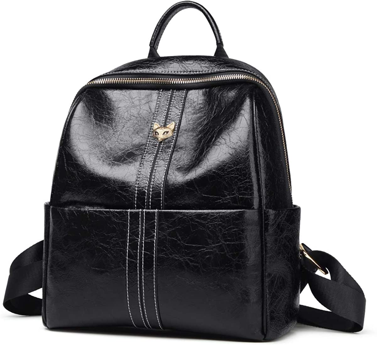 Price:$69.99    Soft Leather Backpack Purse For Women Anti-theft Backpacks Versatile Shoulder Bag, Black, One Size  Clothing