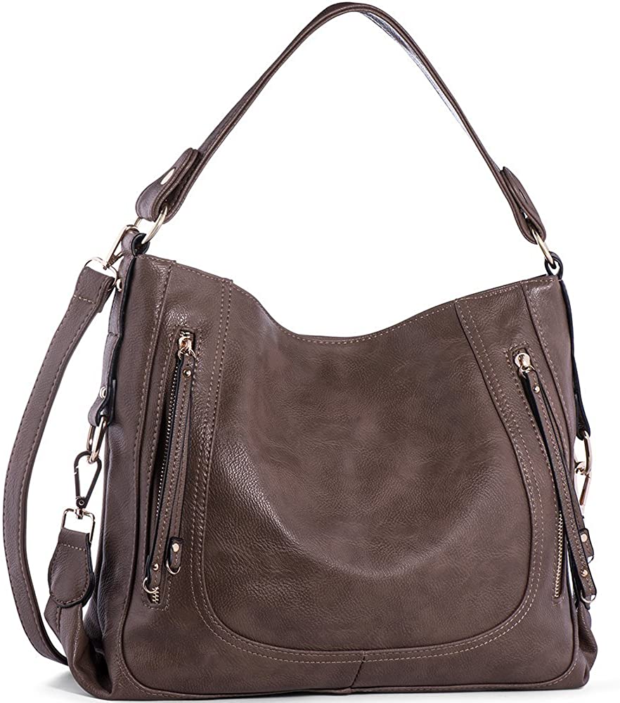 Price:$36.99    Handbags for Women,UTAKE Women's Shoulder Bags PU Leather Hobo Handbags Top-Handle Purse for Ladies  Clothing