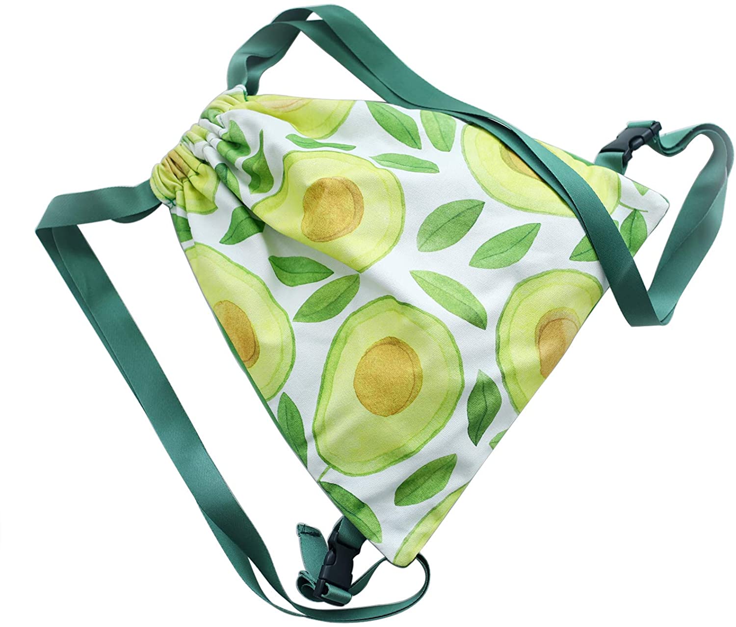 Price:$11.97    Belsmi Fashion Canvas Backpack Drawstring Colorful School Mini Small Purse Lightweight Shopping Shoulder Bag Bohe Handbags for Women and Teen Girls (Avocado)  Clothing