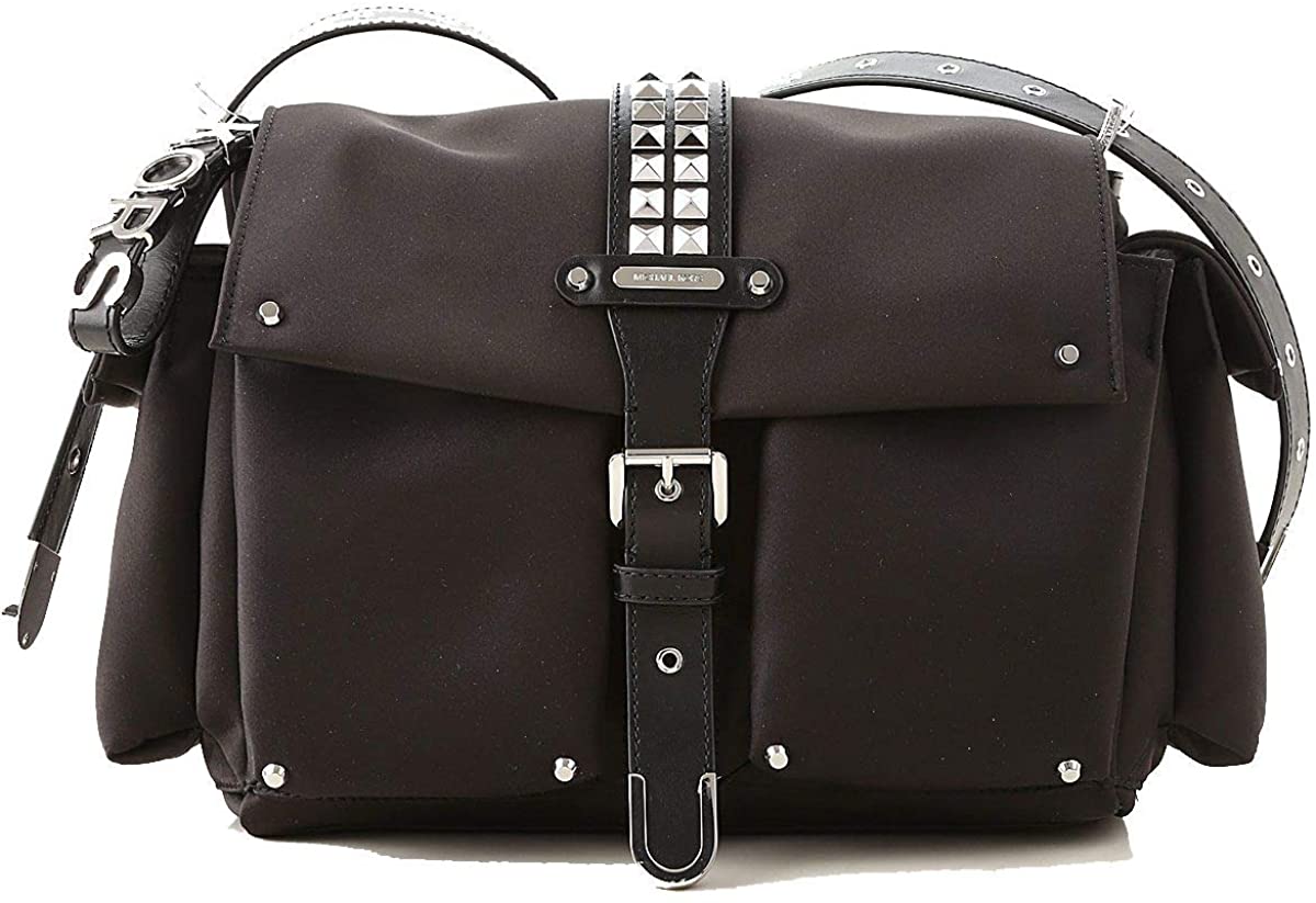 Price:$377.00    Luxury Fashion | Michael Kors Woman 30S9SOVM9C001 Black Leather Shoulder Bag | Season Outlet  MICHAEL KORS  Clothing