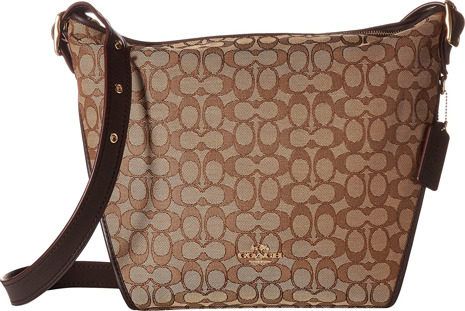 Price:$249.99 COACH Dufflette in Signature Li/Khaki/Brown One Size  Handbags   