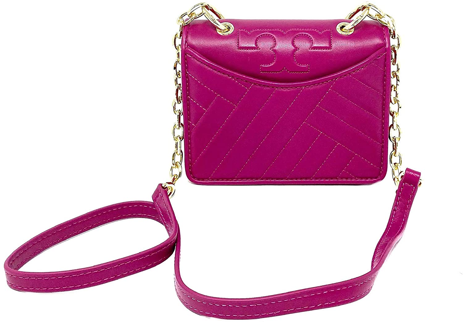 Price:$275.00 Tory Burch Alexa Mini Shoulder Bag, Party Fuchsia, Small  Handbags   
