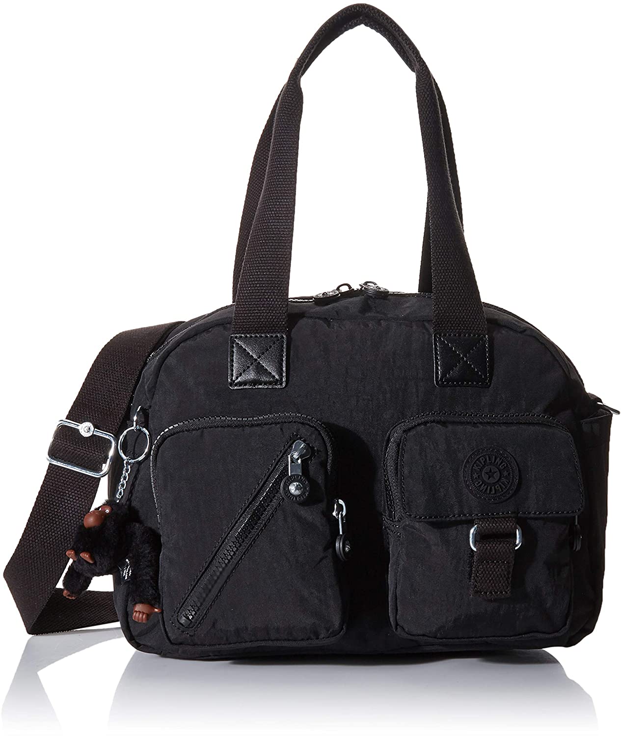 Price:$62.99 Kipling Defea Handbag Black Tonal  Handbags   