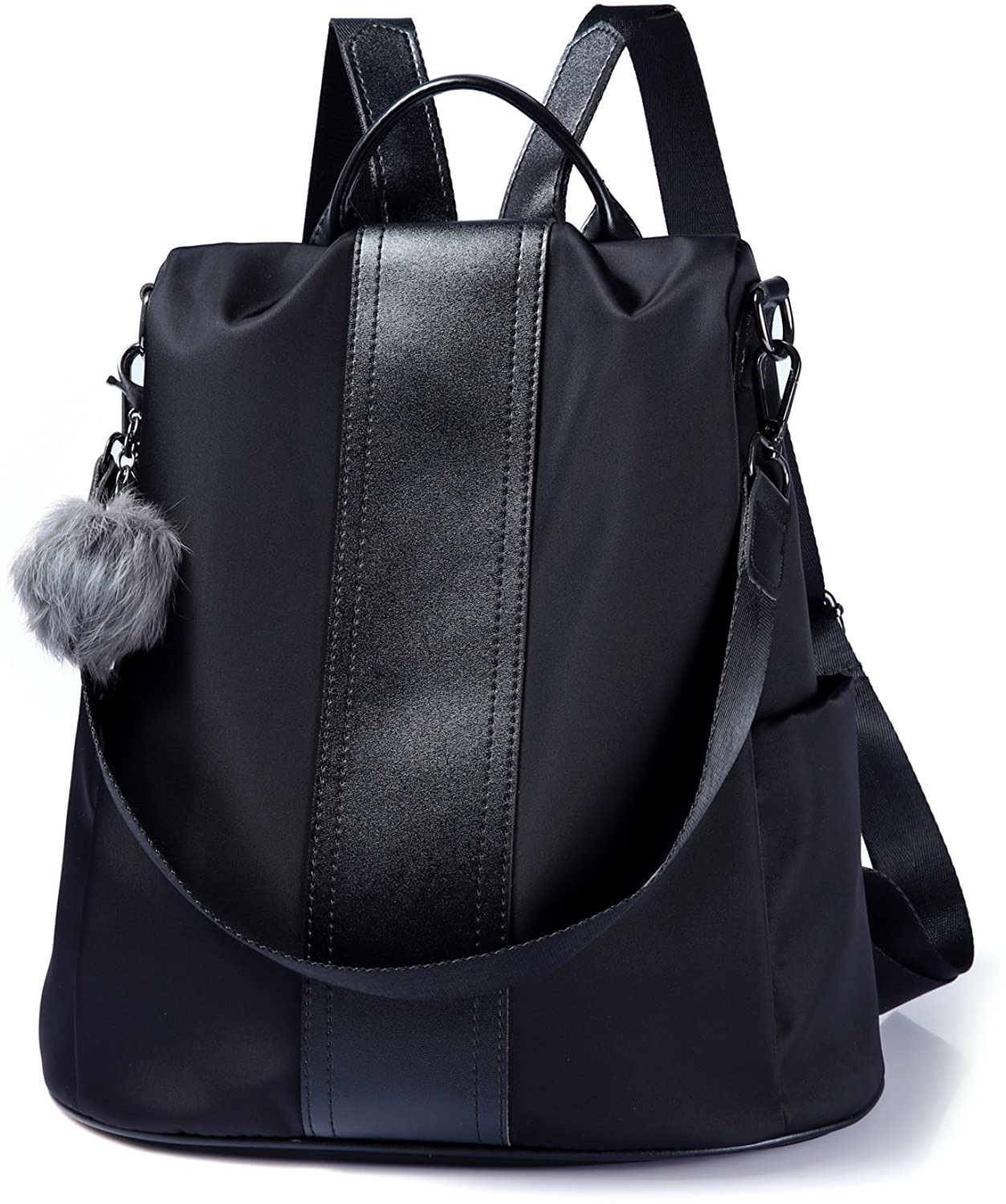 Price:$25.99    Women Backpack Purse Waterproof Nylon Anti-theft Rucksack Lightweight Shoulder Bag  Clothing