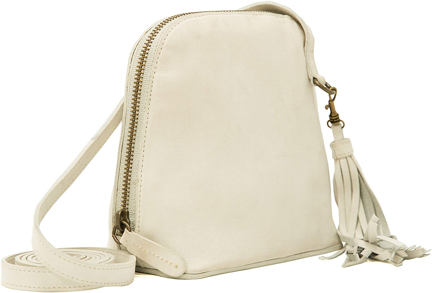 Price:$99.99 Stella|Bella Rachel Shoulder Leather Bag (Bone)  Handbags   