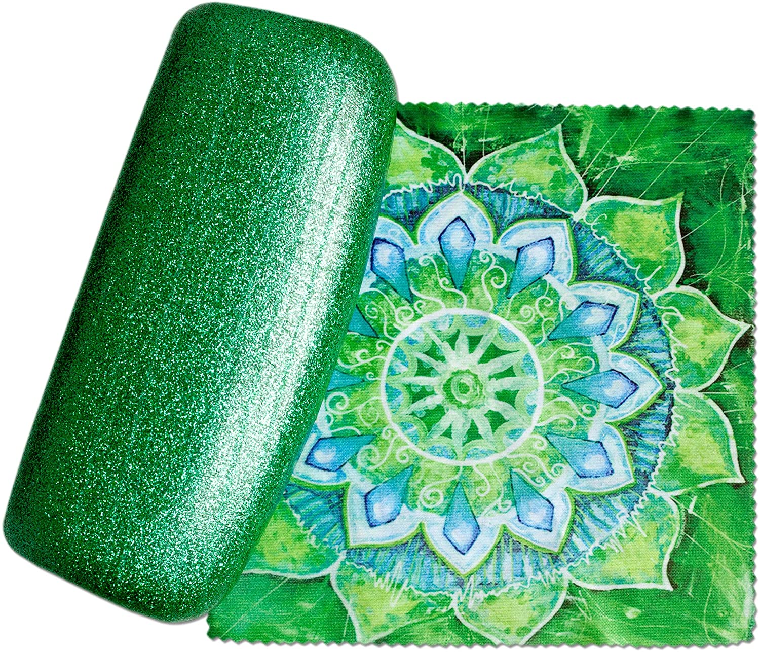 Price:$12.99    The Original Dazzling Sparkle Smooth Glitter Women's Eye Glass Case | SPUNKYsoul Collection  Clothing