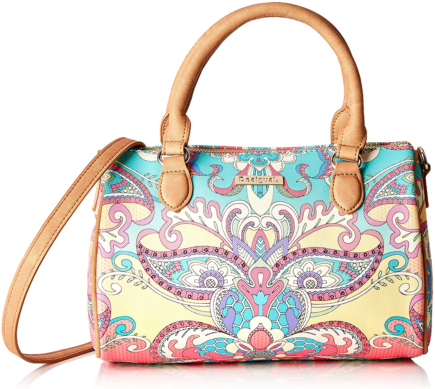 Price:$0.00    Desigual BOLS_Grand VALKIRIA Bowling Medium, coral  Clothing