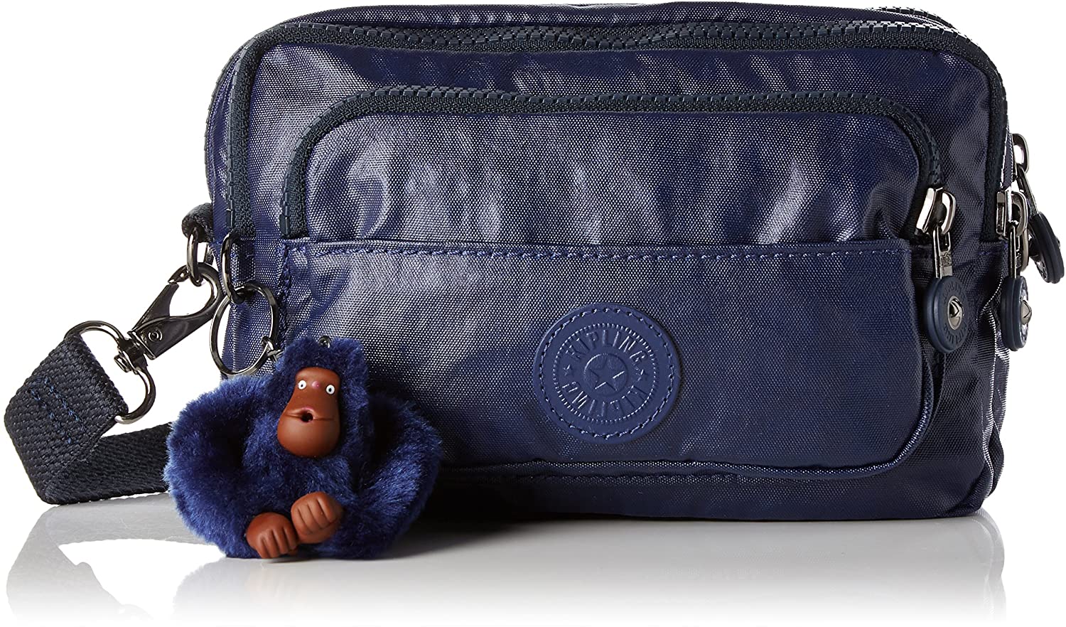 Price:$79.99 Kipling Multiple, Women’s Shoulder Bag, Blau (Lacquer Indigo), 20x13x7.5 cm (B x H T)  Handbags   
