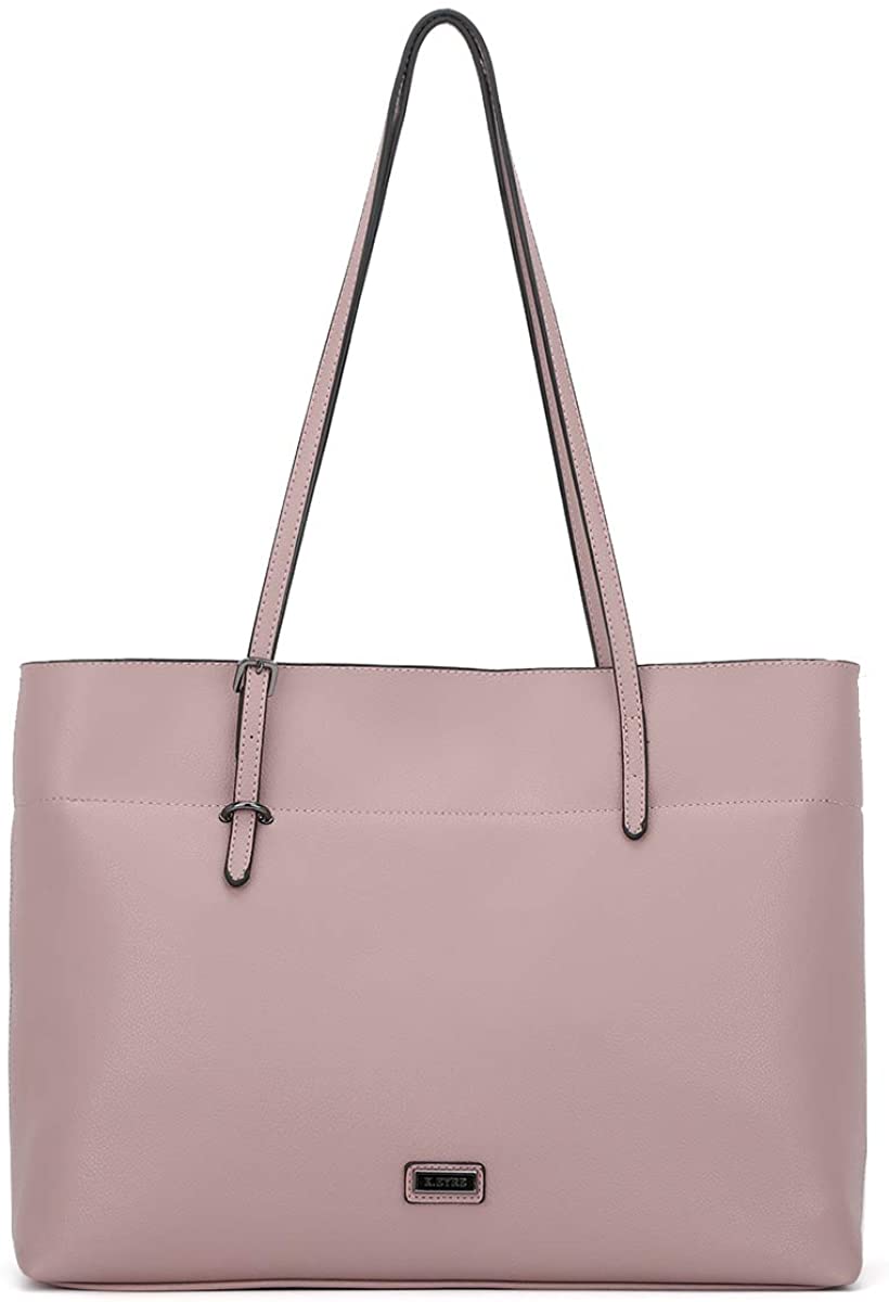 Price:$36.99    Women Handbags Shoulder Bags PU Leather Satchel Tote Bag Mutipocket Purse (AKL2270#K733#243PINK)  Clothing