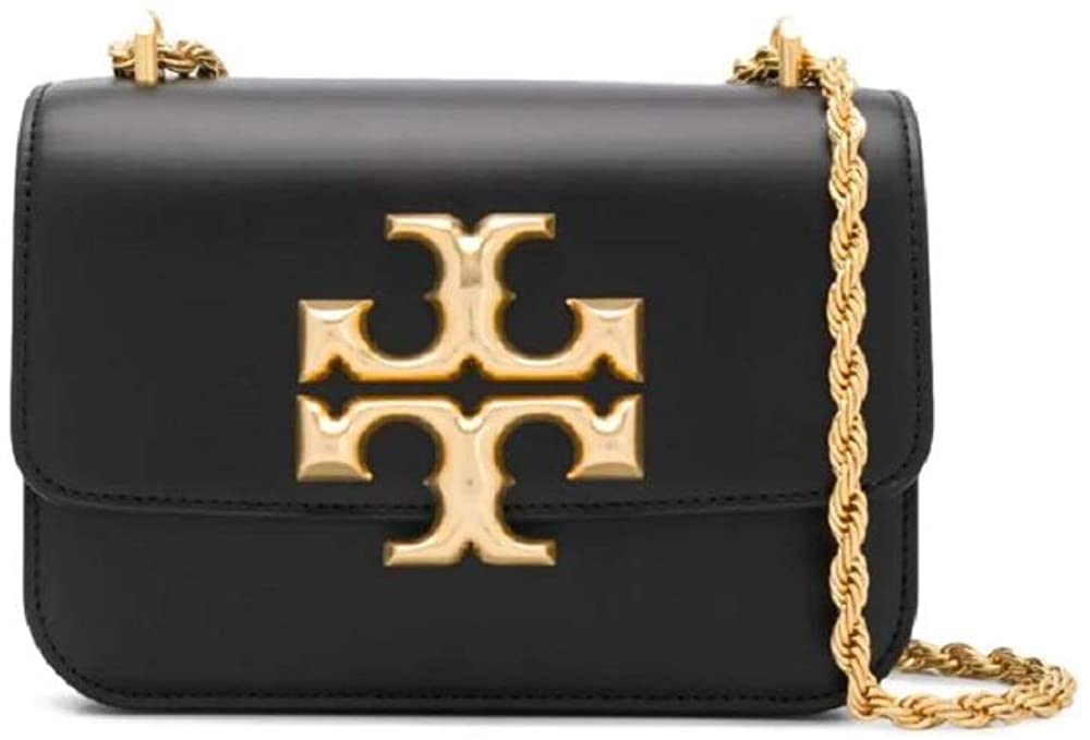 Price:$598.00 Tory Burch Eleanor Small Convertible Shoulder Bag Black  Handbags   