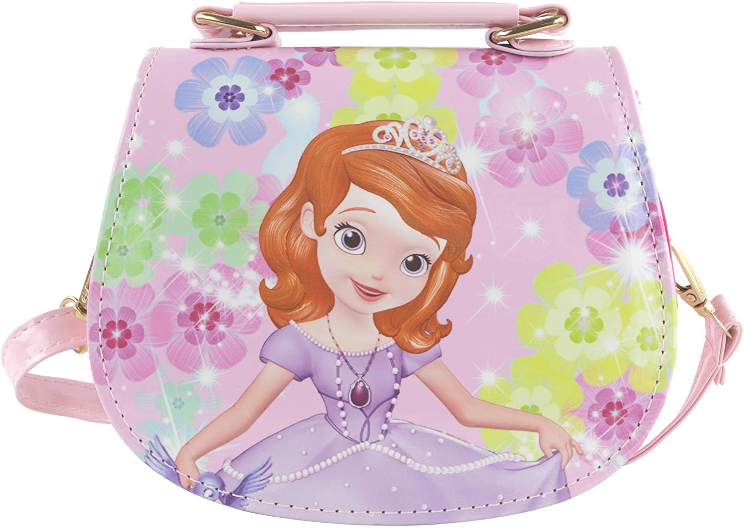 Price:$15.99    HXQ Little Girls Crossbody Purses,Princess Handbag Toy Shoulder Bag for Kid  Clothing