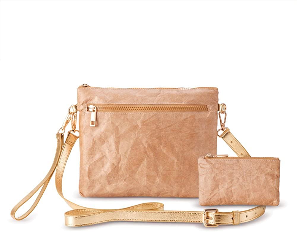 Price:$39.99    Multiple Pockets CrossBody Bag Clutch Shoulder Bag Purse Handbag Tyvek Dupont Paper ECO 2 Pieces Anti-Theft  Clothing