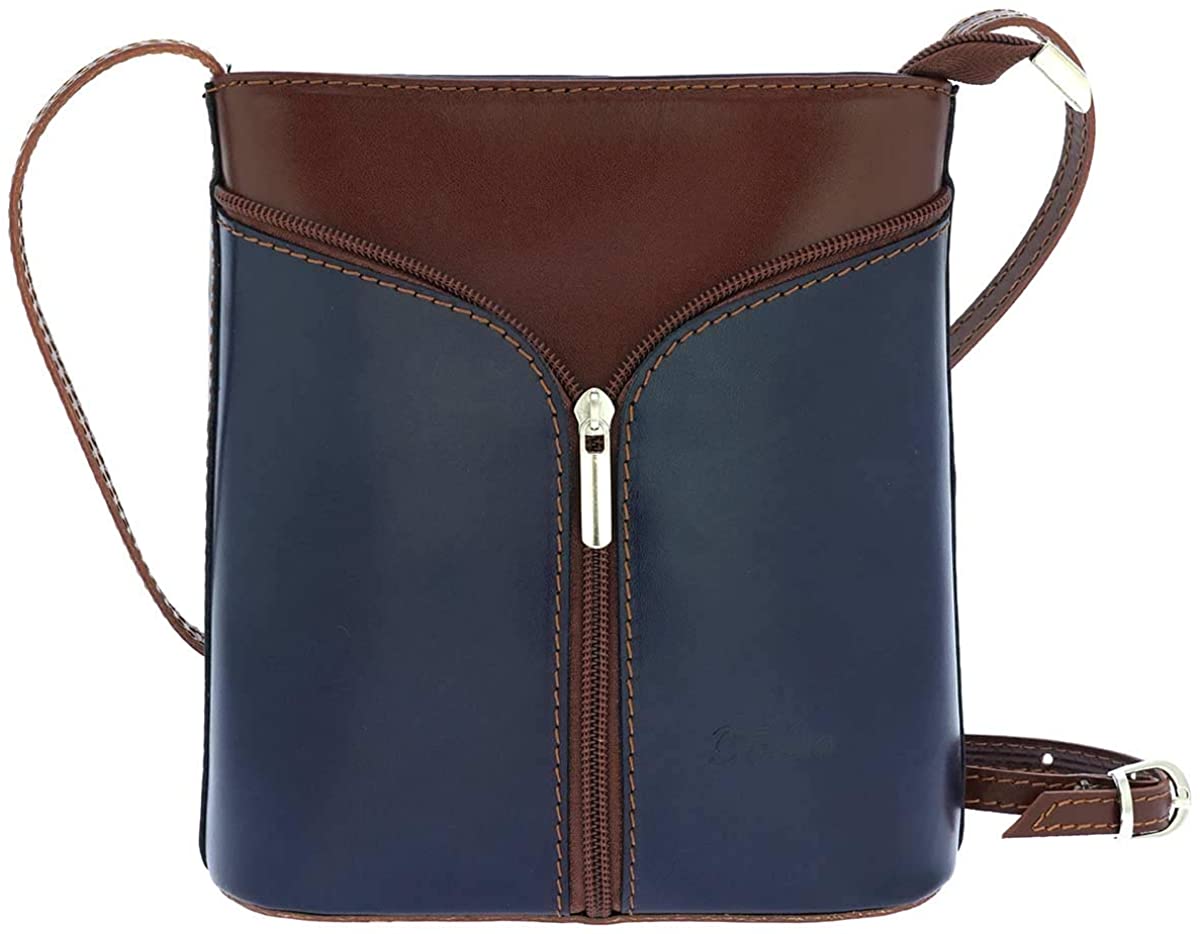 Price:$49.95 Fioretta Italian Genuine Leather Crossbody Shoulder Bag Handbag Purse For Women  Handbags   