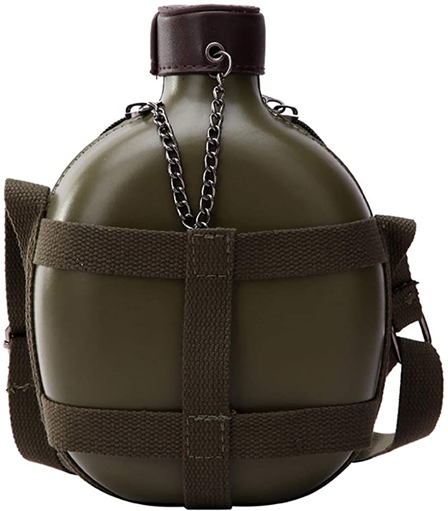 Price:$21.99 QZUnique Women's PU Leather Shoulder Bag Handbag Crossbody Zipper Closure Kettle Army Green  Handbags   