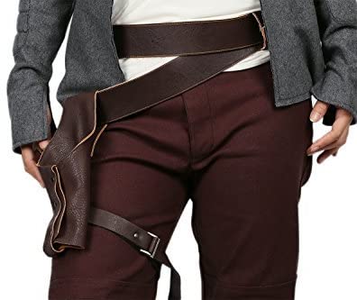 Price:$26.99    Xcoser SW Rey Belt with Thigh Holster&Canvas Shoulder Bag for Hollowen  Clothing