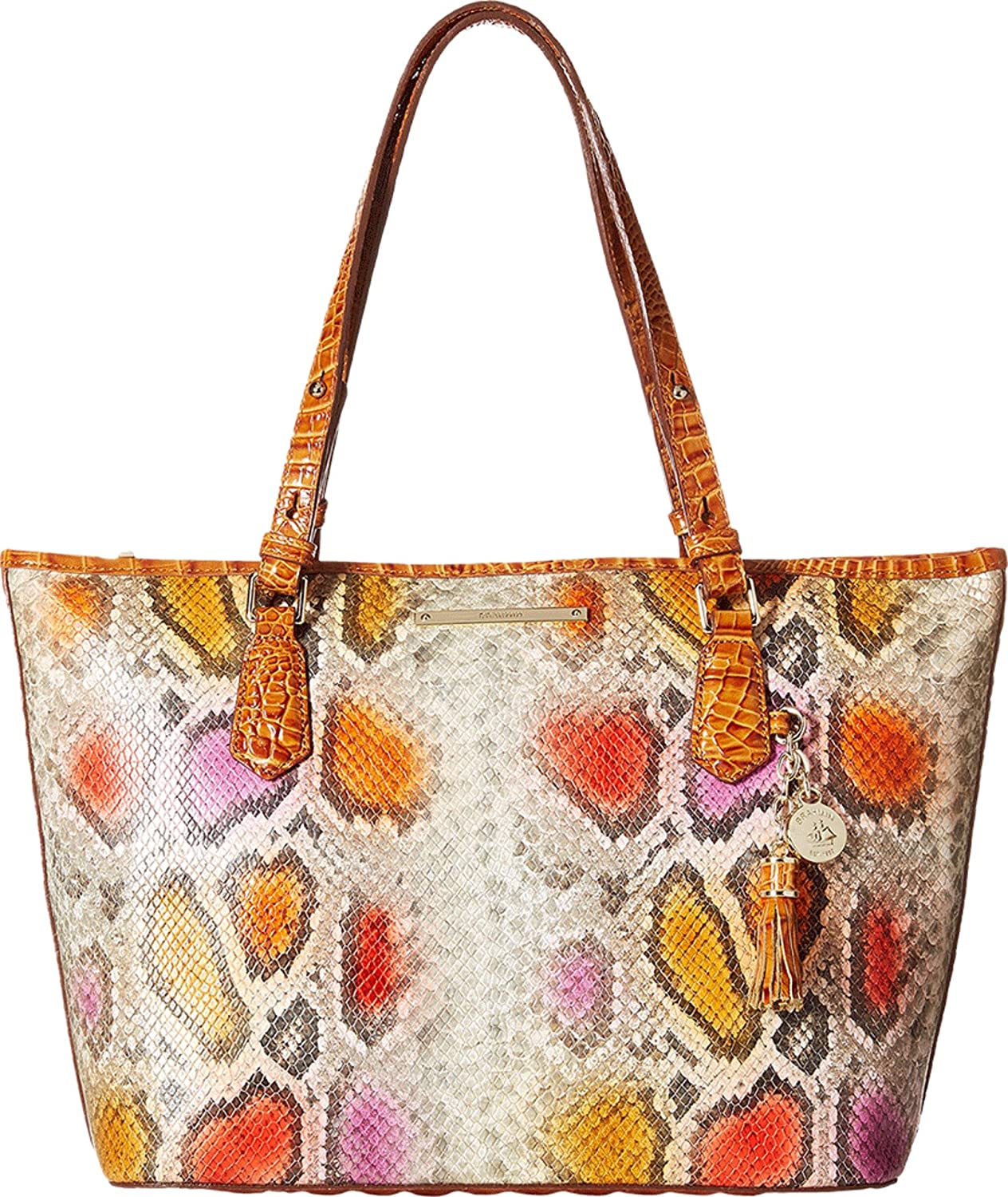 Price:$324.98    Brahmin Women's Medium Asher Dark Rum Handbag  Clothing