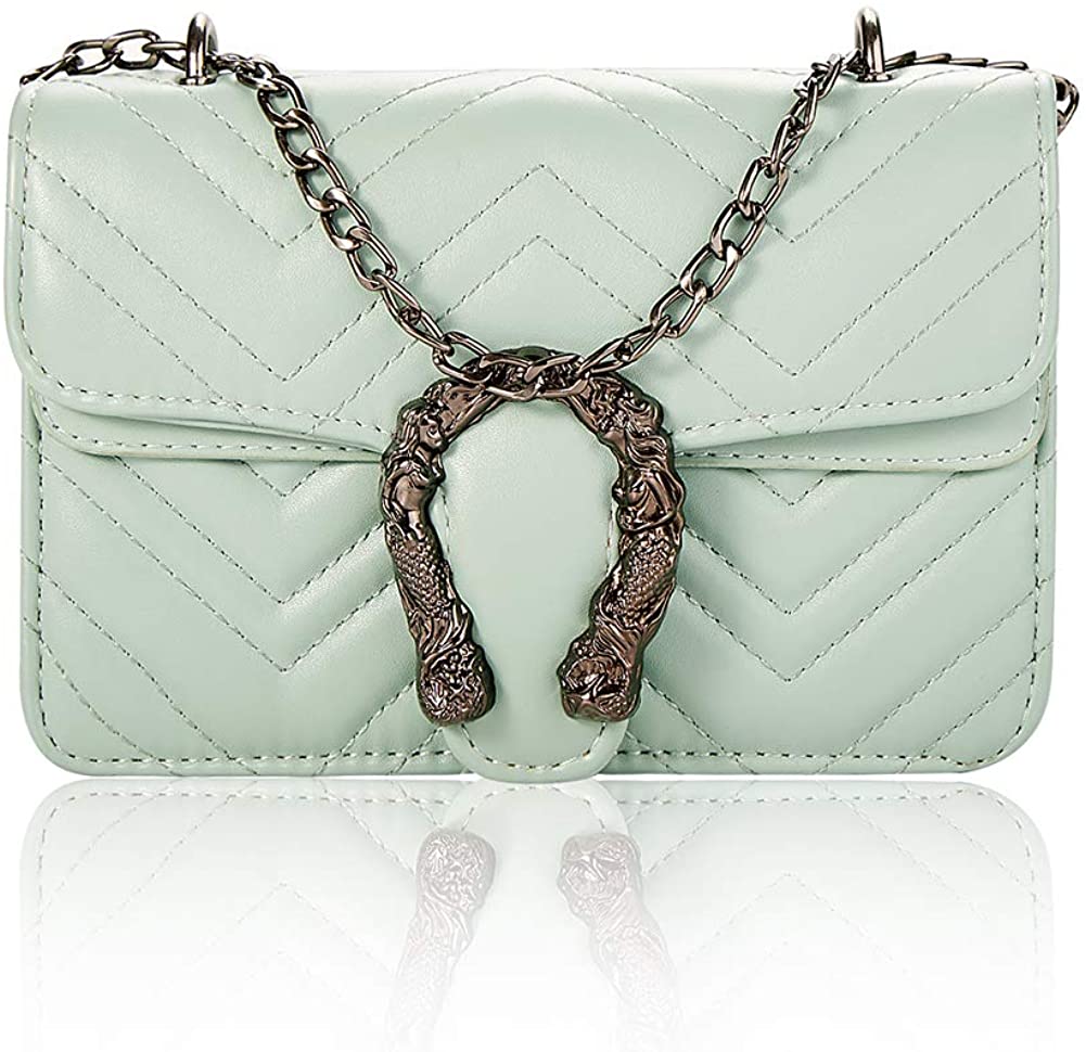 Price:$16.99    Women Fashion PU Leather Mini Purse Clutch Cross-body Bag Handbag Shoulder Bag Tote Bag Satchel for Ladies Girls  Clothing