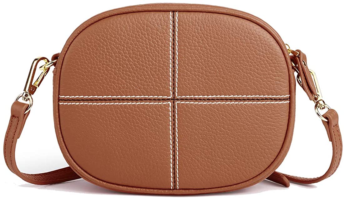 Price:$23.98 Small Purse CrossBody For Women Real Genuine Leather Shoulder Bag Ladies Designer Handbag by COOLCY  Handbags   