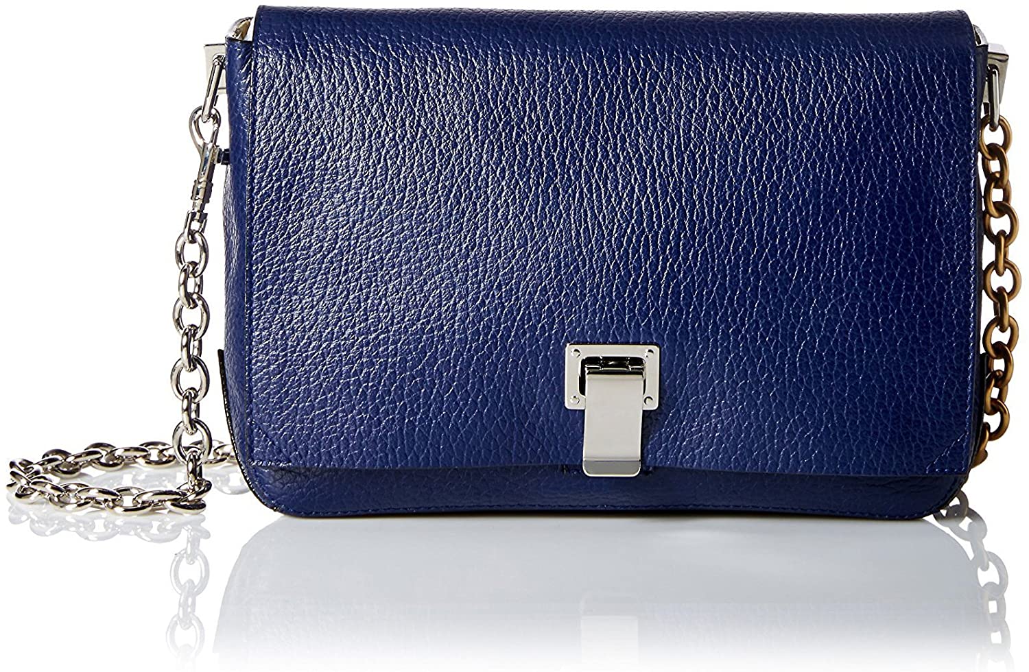 Price:$960.75 Proenza Schouler Women's Borsa Ps Small Courier Cross-Body Bag in New Navy  Handbags   
