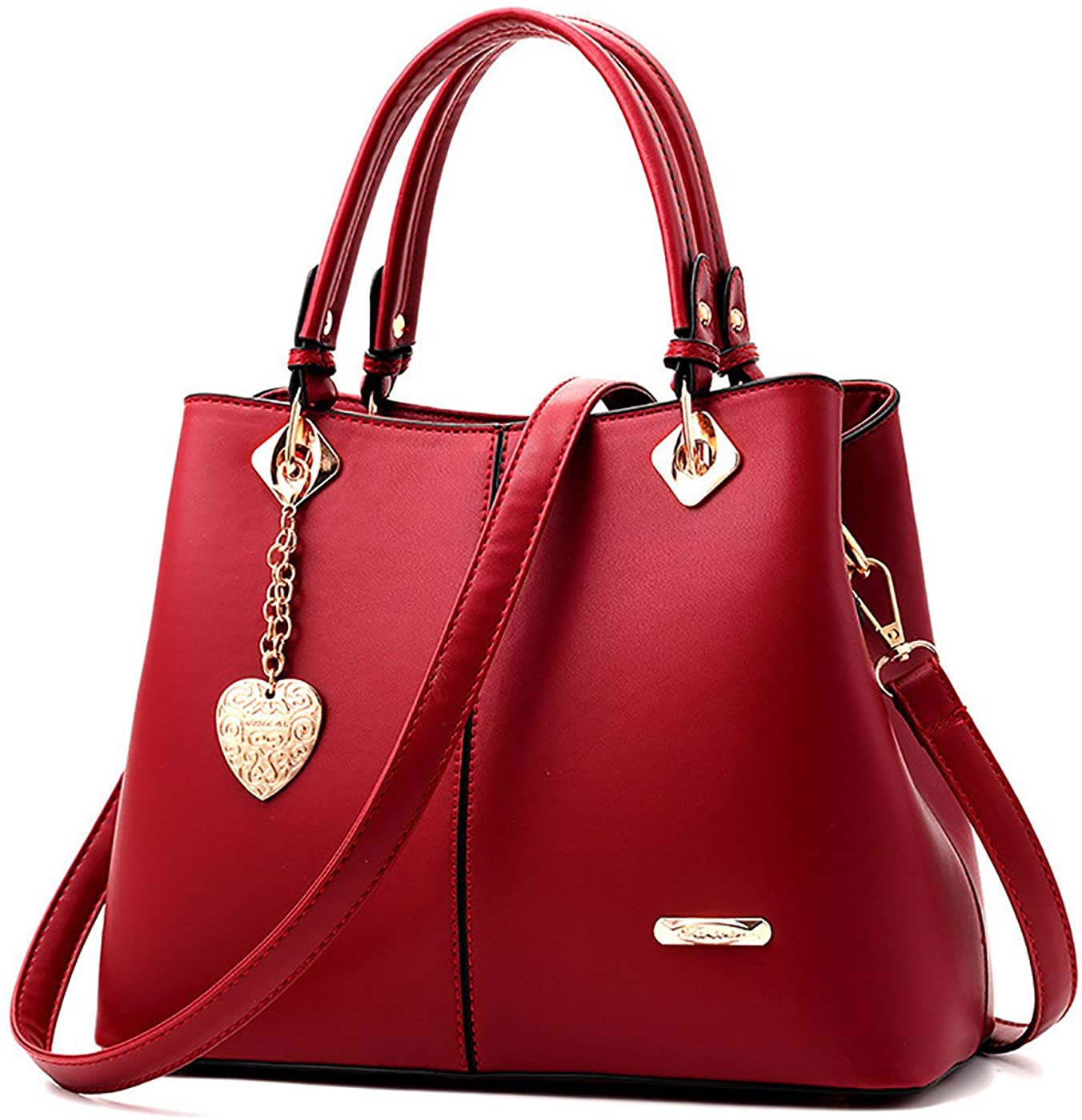 Price:$31.99    Tisdaini crossbody bags for women Fashion PU leather High capacity Crossbody Top-Handle Shoulder Bags  Clothing