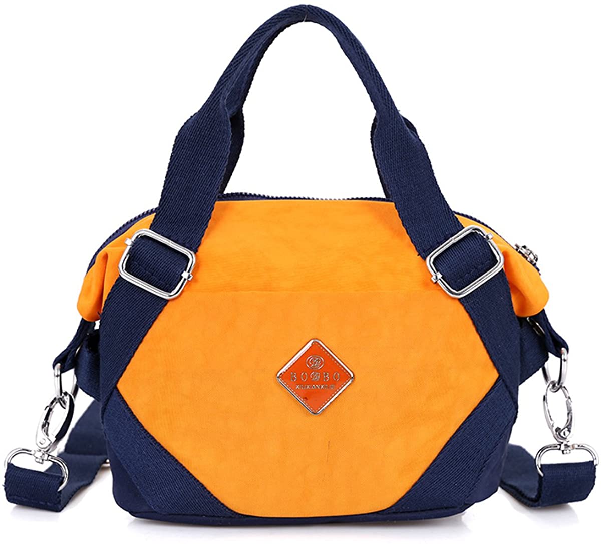 Price:$20.99 Hiigoo Women's Oxford Handbag Messenger Bag Small Casual Totes Shoulder Bags Purses (Yellow)  Handbags   